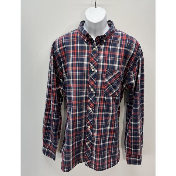 Nautica Mens Long Sleeve Button Down Shirt Sz XL Multi Color - Picture 1 of 7
